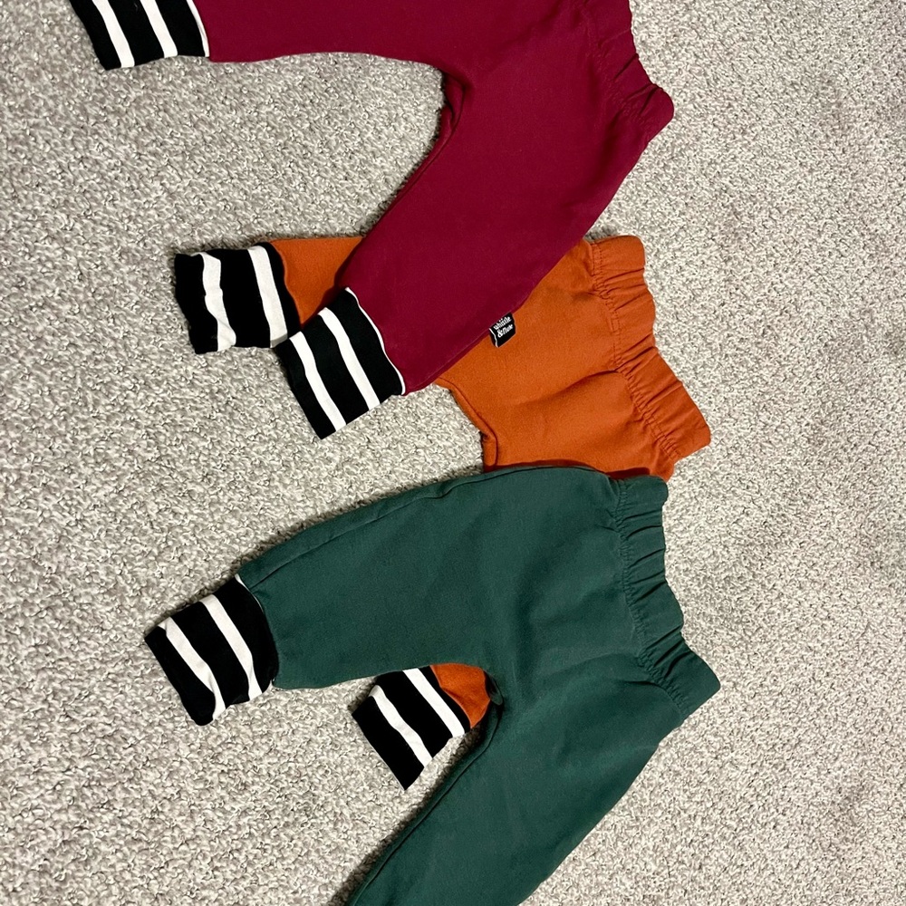 Whistle and Flute Joggers 3Pack Size 6-12 months